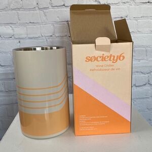 NEW Society 6 Stainless Steel Wine Chiller